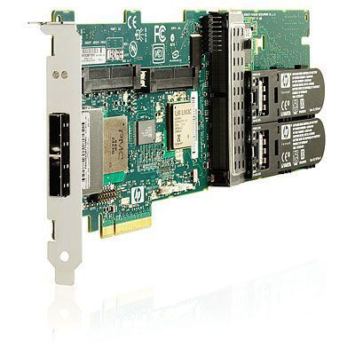 View HP Smart Array P800512 BBWC 2ports Int2ports Ext PCIe x8 SAS Controller 381513B21 398647001 information
