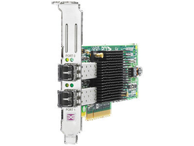 View HP 82E 8Gb 2port PCIe Fibre Channel Host Bus Adapter AJ763A 489191001 information