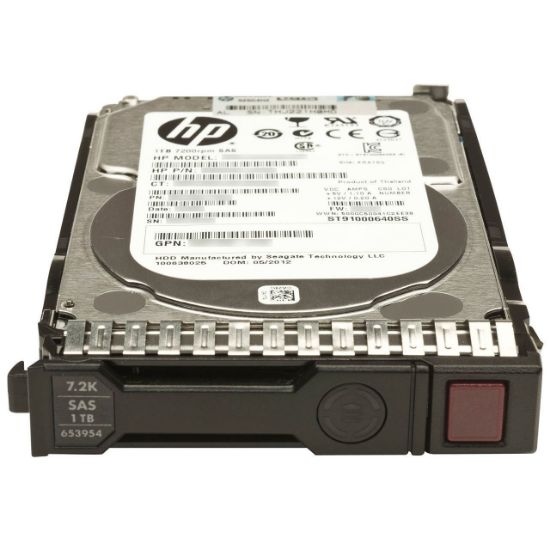 Picture of HPE 1TB SAS 7.2K 6G (2.5") SC Midline Hard Drive 652749-B21 653954-001