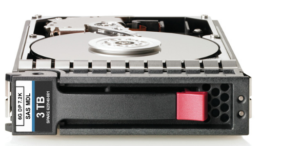 Picture of HPE 3TB SAS 7.2K 6G (3.5") Dual Port Hard Drive 625031-B21 625140-001