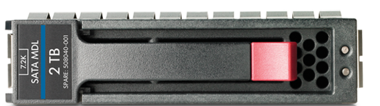 Picture of HP 2TB 3G SATA 7.2K rpm LFF (3.5-inch) Hot Plug Hard Drive 507632-B21 508040-001