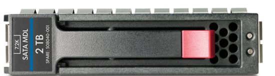 Picture of HPE 2TB SATA 7.2K 3G (3.5") Midline Hard Drive 507632-B21 508040-001