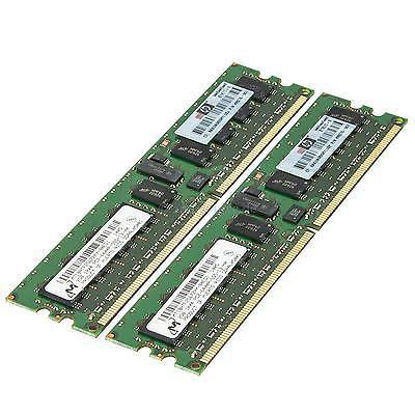 Picture of HP 4GB (2x2GB) Single Rank PC2-6400 (DDR2-800) Registered Memory Kit 497765-B21 501157-001