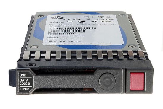 Picture of HPE 200GB SATA Mainstream Endurance 6G LFF (3.5") SC Enterprise Mainstream Solid State Drive 691854-B21 692161-001