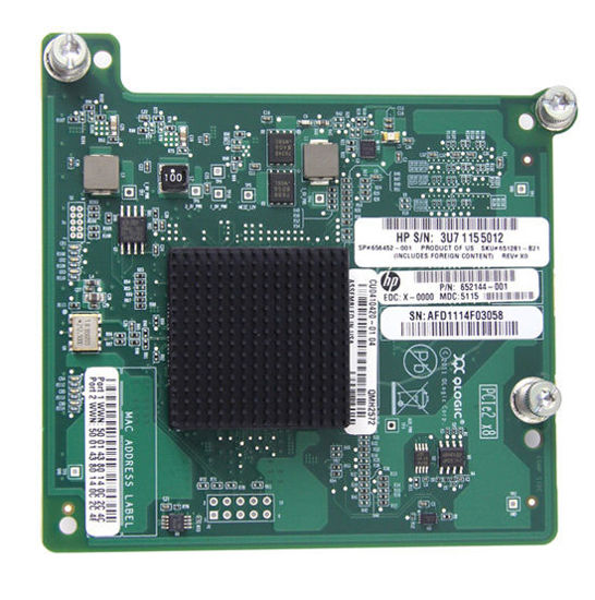 Picture of HP QMH2572 8Gb Fibre Channel Host Bus Adapter for BladeSystem c-Class 651281-B21 656452-001