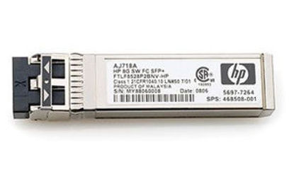 Picture of HP 4Gb Short Wave B-series Fibre Channel 1 Pack SFP Transceiver AJ715A 468506-001