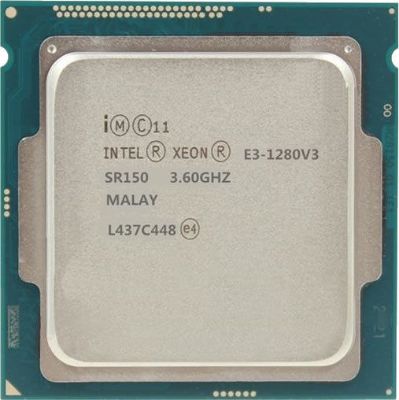 View Intel Xeon E31280v3 360Ghz4Cores8MB82W Processor SR150 information