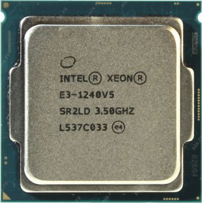 View Intel Xeon E31240v5 350Ghz4Cores8MB80W Processor SR2LD information