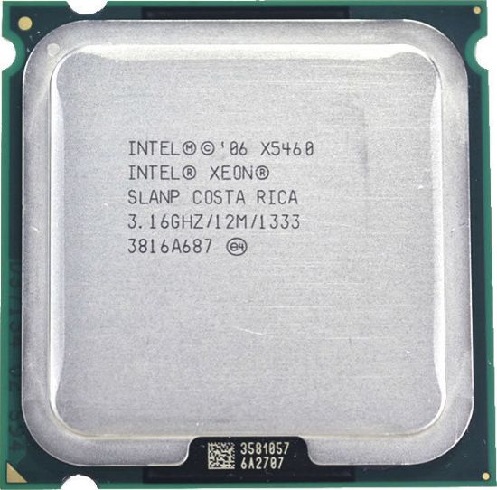 Picture of Intel Xeon Quad-Core X5460(3.16 GHz 1333 FSB 120 W) SLANP