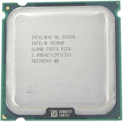 View Intel Xeon QuadCore E5450 300 GHz 1333 FSB 80 W SLANQ information