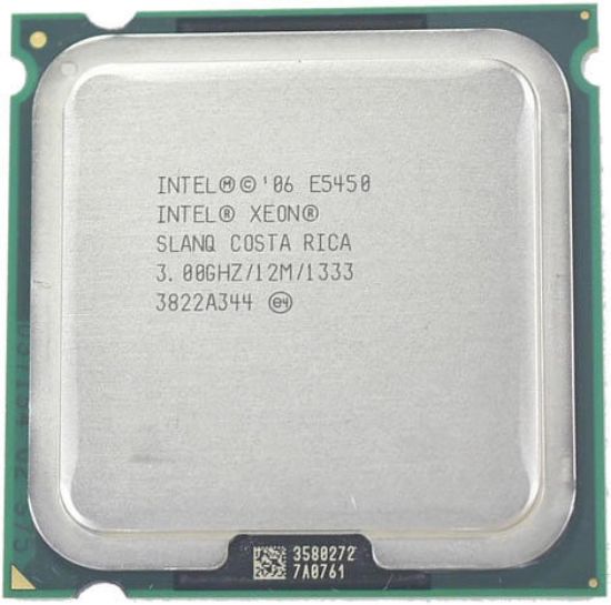 Picture of Intel Xeon Quad-Core E5450 (3.00 GHz 1333 FSB 80 W) SLANQ