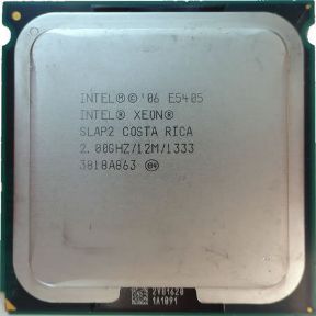 Picture of Intel Xeon Quad-Core E5405 (2.00 GHz 1333 FSB 80 W) SLAP2