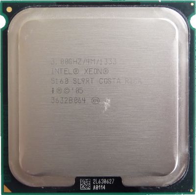 View Intel Xeon DualCore 5160 30 GHz 1333 FSB SL9RT information