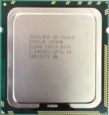 View Intel Xeon X5660 280GHz6core12MB95W Processor Kit SLBV6 information