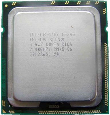 View Intel Xeon E5645 240GHz6core12MB80W Processor SLBWZ information