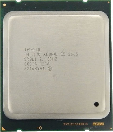 Picture of Intel Xeon E5-2665 (2.4GHz/8-core/20MB/115W) Processor SR0L1