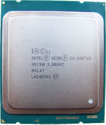 Picture of Intel Xeon E5-2667v2 (3.3GHz/8-core/25MB/130W) Processor Kit - SR19W