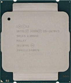 Picture of Intel Xeon E5-2670v3 (2.3GHz/12-core/30MB/120W) Processor SR1XS