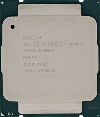 View Intel Xeon E52670v3 23GHz12core30MB120W Processor SR1XS information