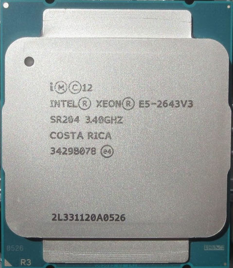 Picture of Intel Xeon E5-2643v3 (3.4GHz/6-core/20MB/135W) Processor SR204