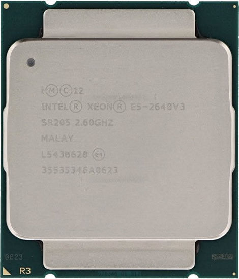 Picture of Intel Xeon E5-2640v3 (2.6GHz/8-core/20MB/90W) Processor SR205