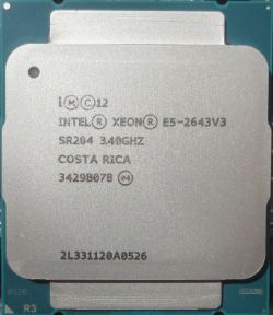 Picture of Intel Xeon E5-2603v3 (1.6GHz/6-core/15MB/85W) Processor SR20A
