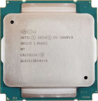 View Intel Xeon E52699v3 23GHz18core45MB145W Processor SR1XD information
