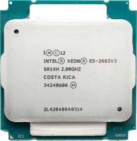 Picture of Intel Xeon E5-2683v3 (2GHz/14-core/35MB/120W) Processor Kit - SR1XH