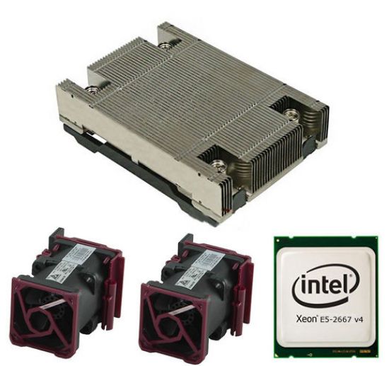 Picture of HPE DL360 Gen9 Intel Xeon E5-2667v4 (3.2GHz/8-core/25MB/135W) Processor Kit 818196-B21 835613-001