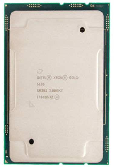 Picture of Intel Xeon-Gold 6136 (3.0GHz/12-core/150W) Processor SR3B2