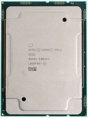 View Intel XeonGold 5222 38GHz4core105W Processor SRF8V information