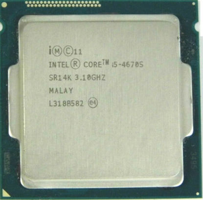 Picture of Intel Core i5-4670S (3.80GHz/4-Core/6MB/65W) Processor SR14K