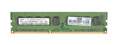View HP 2GB 1x2GB Dual Rank x8 PC310600 DDR31333 Unbuffered CAS9 Memory Kit 500670B21 501540001 information