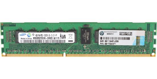 Refurbished HP 4GB 1x4GB x4 PC3-10600 DDR3-1333 CAS-9 Memory 