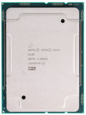 View Intel XeonGold 6238 21GHz22core140W Processor Kit SRFPL information