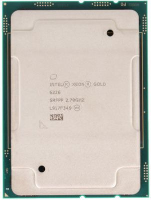 View Intel XeonGold 6226 27GHz12core125W Processor Kit SRFPP information