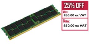 Picture of HP 32GB (1x32GB) Quad Rank x4 PC3L-8500 (DDR3-1066) Registered CAS-7 LP Memory Kit 627814-B21 632205-001 (Outlet)