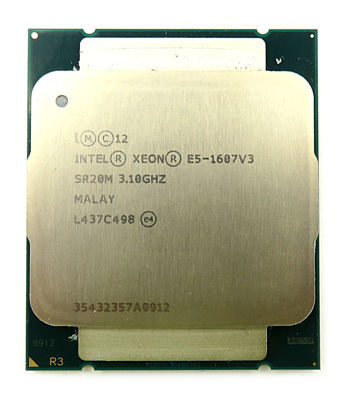View Intel Xeon E51607v3 31GHz4Core10MB140W Processor Kit SR20M information