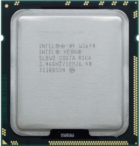 Picture of Intel Xeon W3690 (3.45GHz/6-Core/12MB/130W) Processor Kit SLBW2