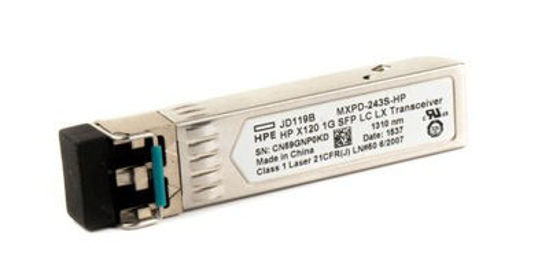 HPE X120 1G SFP LC LX Transceiver | Intelligent Servers UK