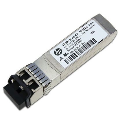Picture of HPE X130 10GB Small Form-Factor Pluggable SFP+ LC SR Transceiver Module JD092B