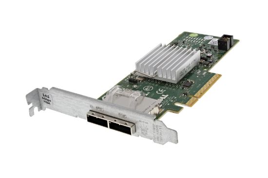 Picture of Dell PERC H200e 6Gb/s SAS SATA PCIe Dual Port External HBA Adapter 12DNW