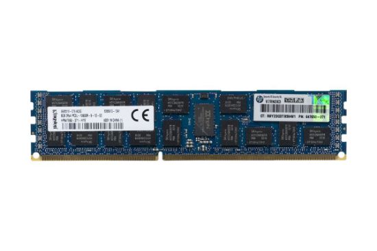 Picture of HP 8GB (1x8GB) Dual Rank x4 PC3L-10600R (DDR3-1333) Registered CAS-9 Low Voltage Memory Kit 647897-B21 647650-071