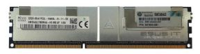 Picture of HP 32GB (1x32GB) Quad Rank x4 PC3L-10600L (DDR3-1333) CAS-9 Low Voltage Memory Kit 647903-B21 664693-001