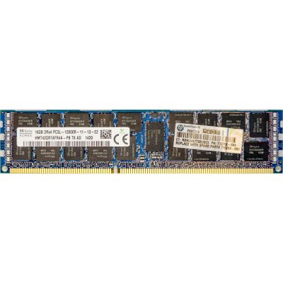 View HP 16GB 1x16GB Dual Rank x4 PC3L12800R DDR31600 Registered CAS11 Low Voltage Memory Kit 713985B21 713756081 information