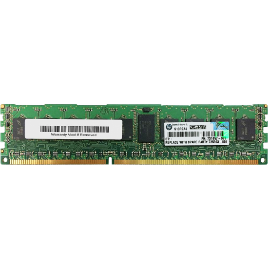 Picture of HPE 8GB (1x8GB) Single Rank x4 PC3-14900R (DDR3-1866) Registered Memory Kit 731761-B21 735303-001