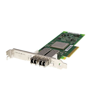 View Dell Qlogic QLE2562 8GB Dual Port SFP Fibre Channel Host Bus Adapter High Profile MFP5T information