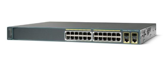 Picture of Cisco Catalyst 2960 24 10/100 PoE + 2 T/SFP Switch