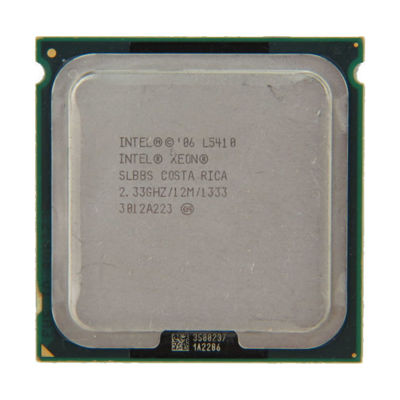 View Intel Xeon QuadCore L5410 233 GHz 1333 FSB 50 W LV SLBBS information