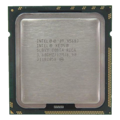 Picture of Intel Xeon X5687 (3.60GHz/4-core/12MB/130W) Processor SLBVY
